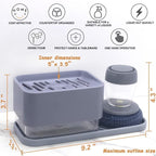 Dish Soap Dispenser with Sponge Holder