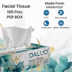 DALUCI 2 Ply Facial Tissue Box Car Tissue