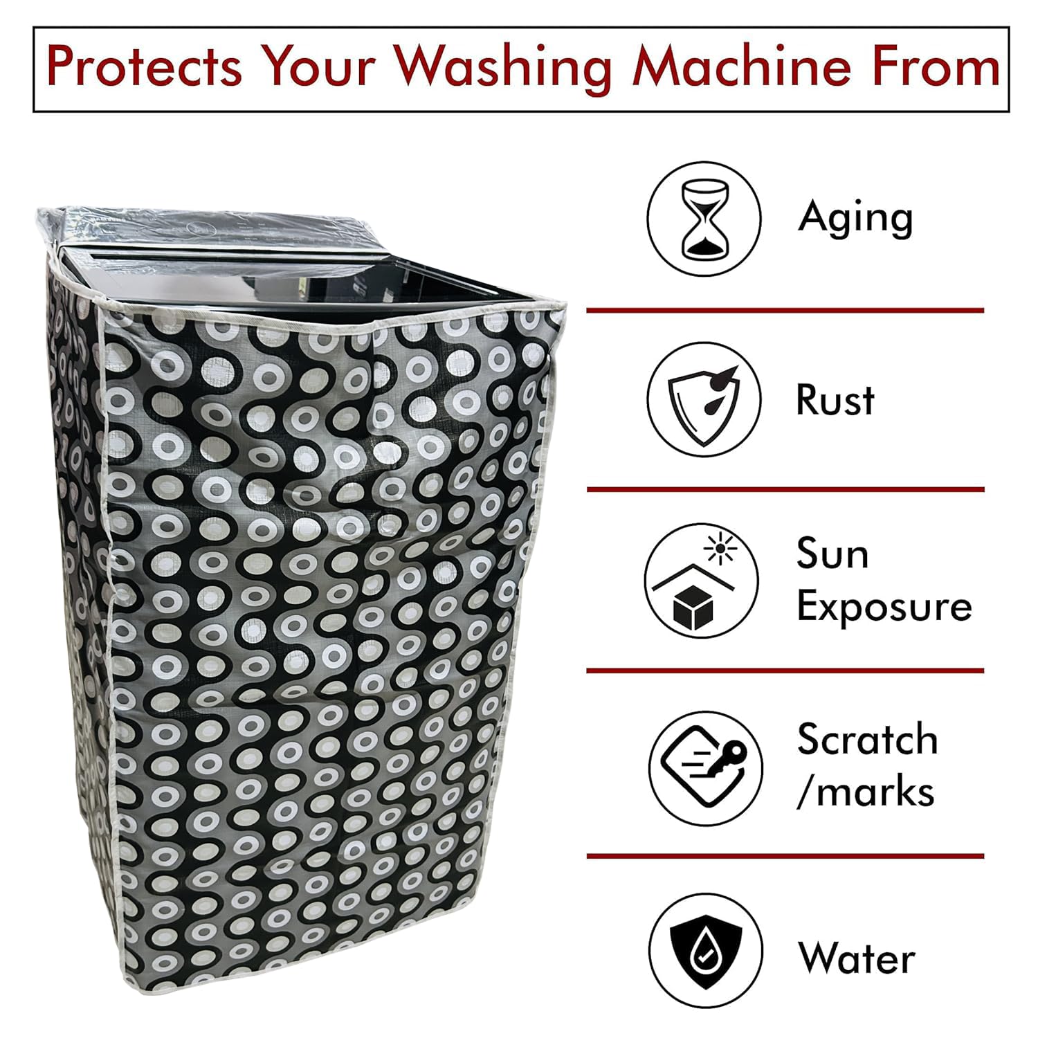 DALUCI Waterproof & Dustproof Washing Machine Cover