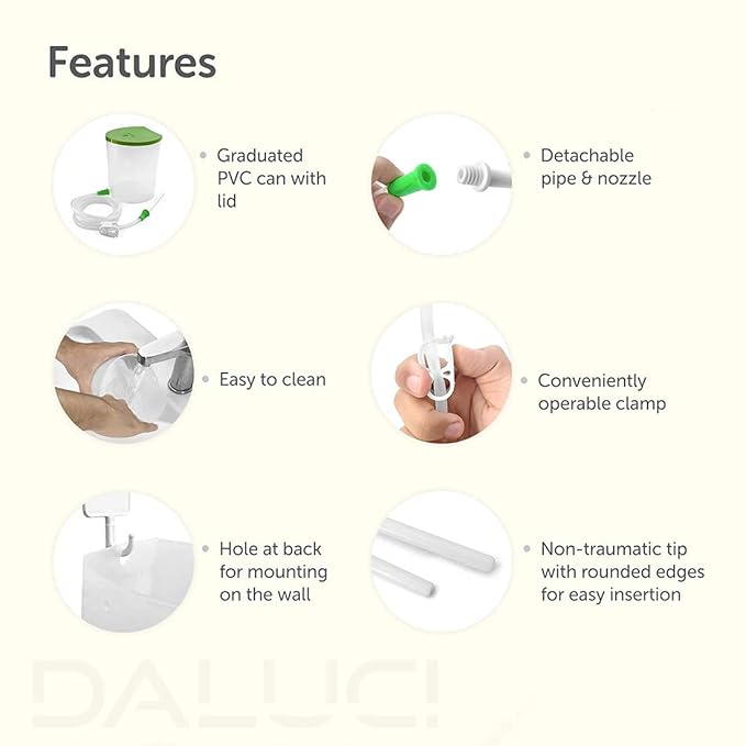 DALUCI PVC Enema Kit for Home use