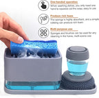 Dish Soap Dispenser with Sponge Holder