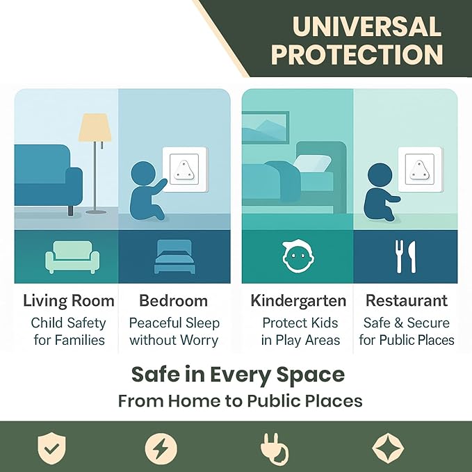 DALUCI Baby Proofing Socket Plug