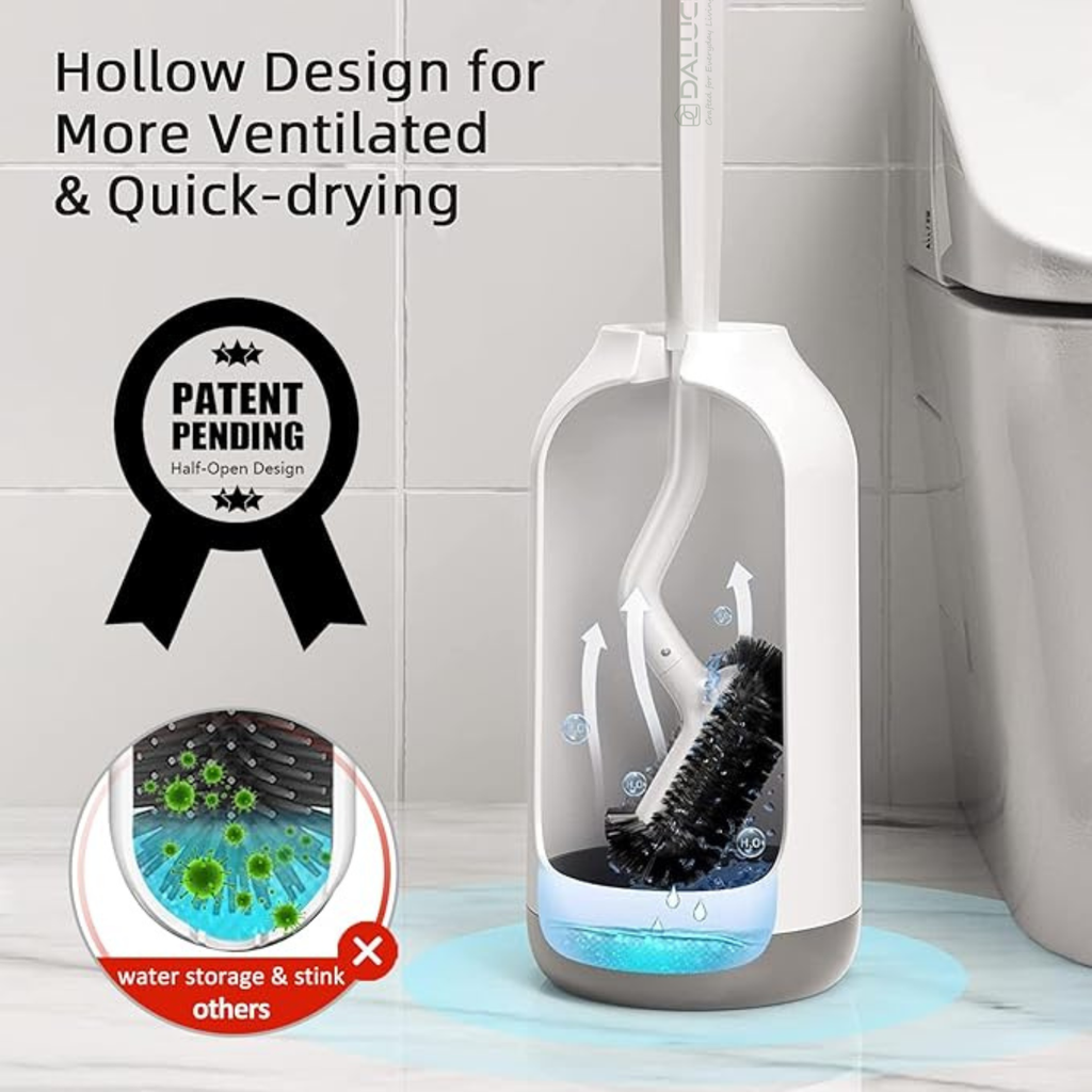 HAMITOR Toilet Bowl Brush Holder Set