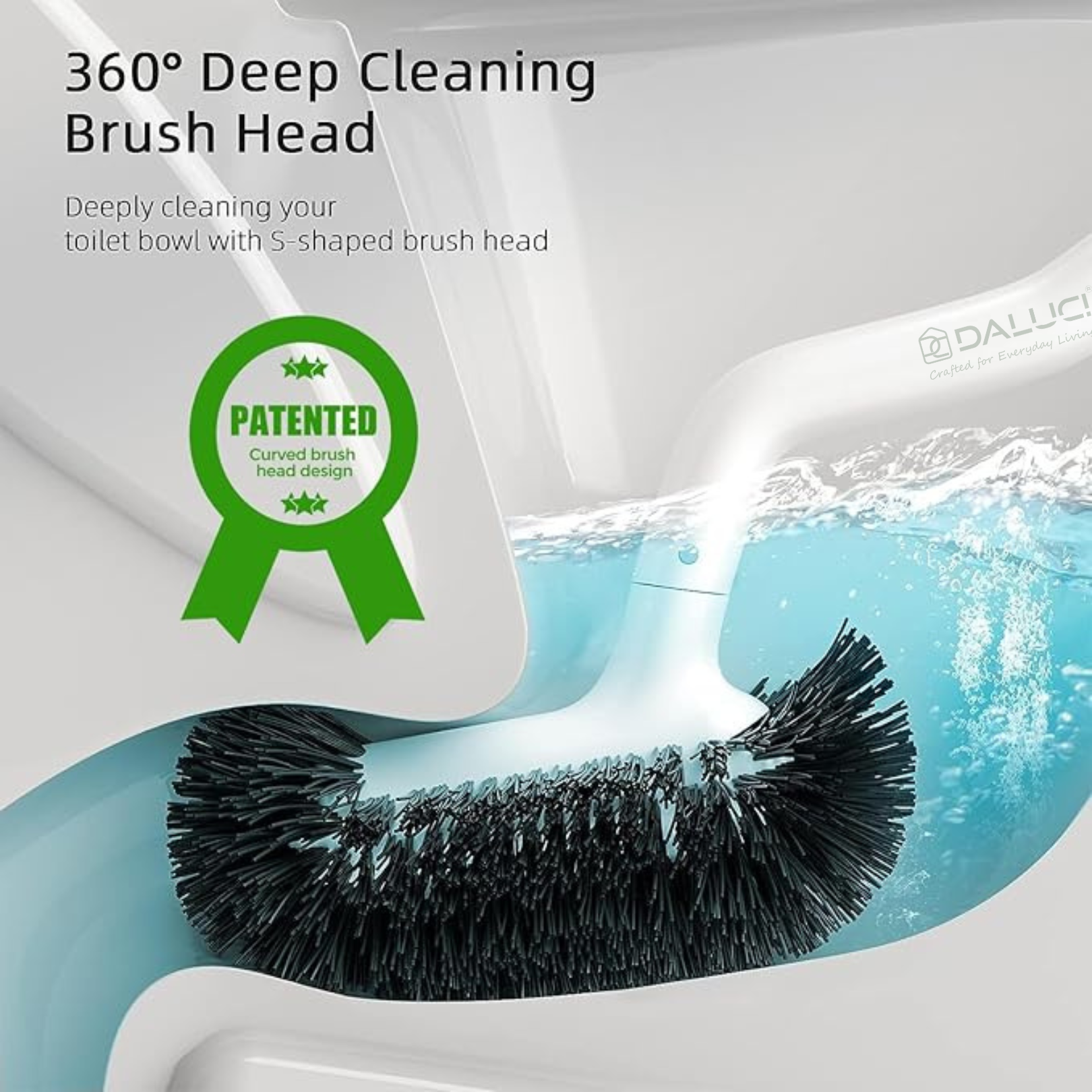 HAMITOR Toilet Bowl Brush Holder Set