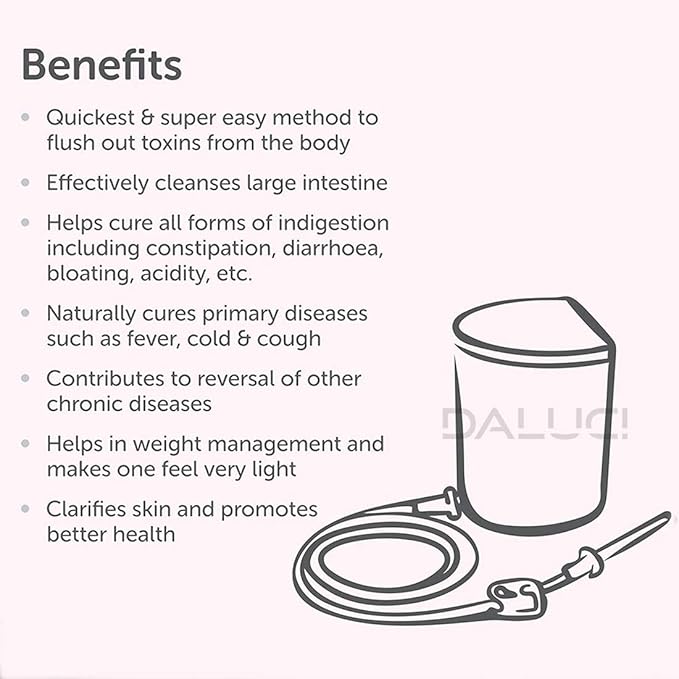 DALUCI PVC Enema Kit for Home use