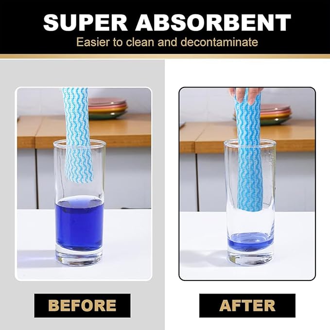 DALUCI Reusable Kitchen Towel Roll Wipes