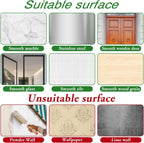 DALUCI Stainless Steel Adhesive Screw Hooks