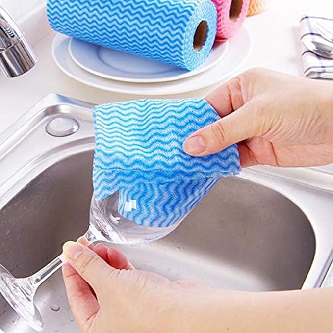 DALUCI Reusable Kitchen Towel Roll Wipes
