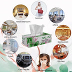 DALUCI 2 Ply Facial Tissue Box Car Tissue