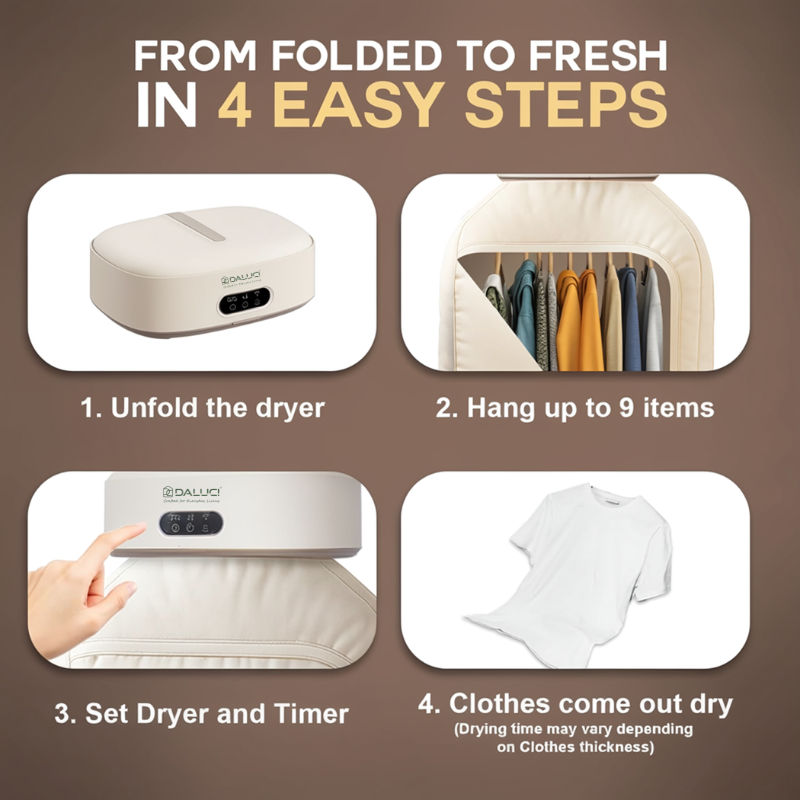 Daluci Portable Clothes Dryer